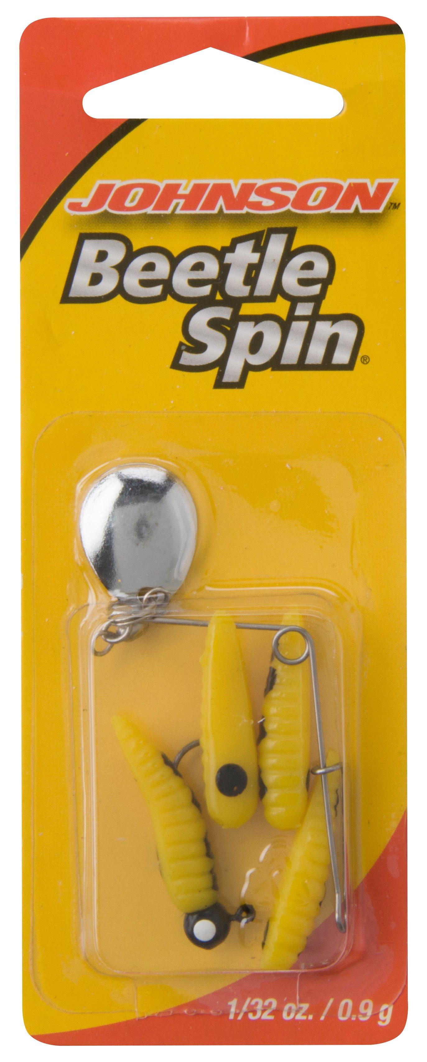 Johnson Model 1062226 Beetle Spin Nickel Blade Hard Bait for sale online